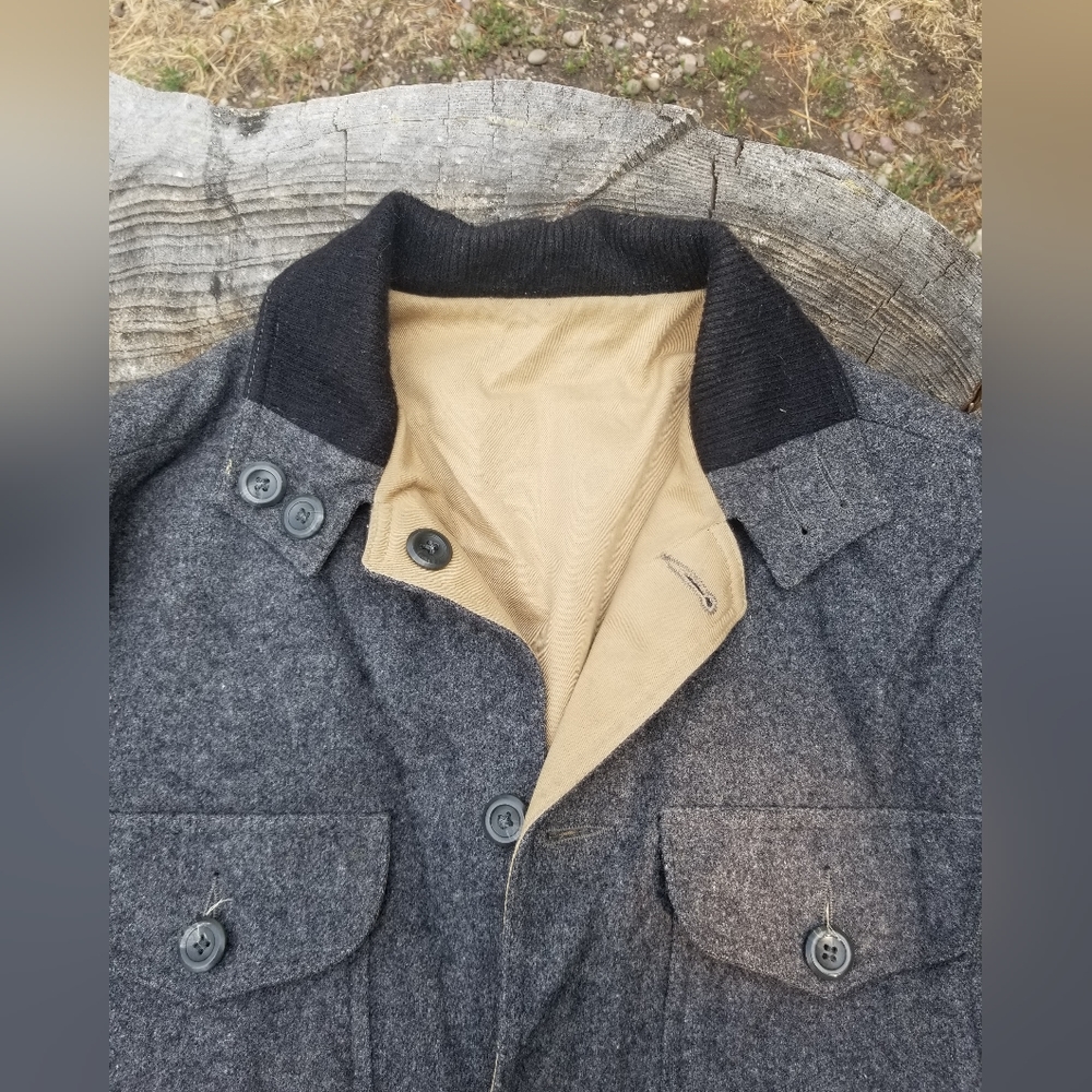 Mens Wool Jacket - Picture 2 of 4